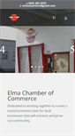 Mobile Screenshot of elmachamber.org